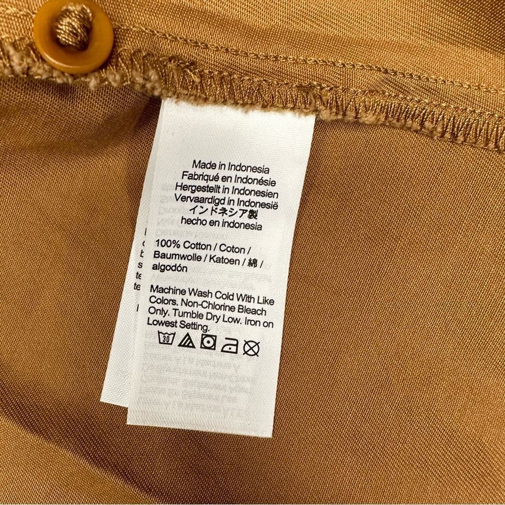 Madewell Darted Button-Up Shirt in (Re)generative Chino Size 6 - Picture 5 of 8